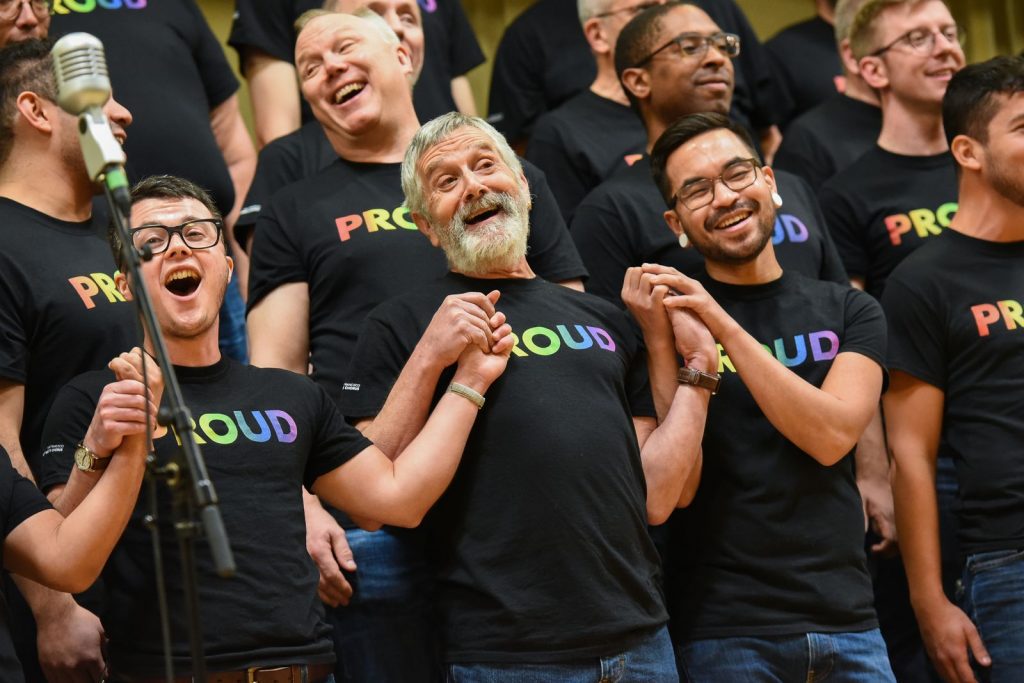 The San Francisco Gay Men’s Chorus Singing